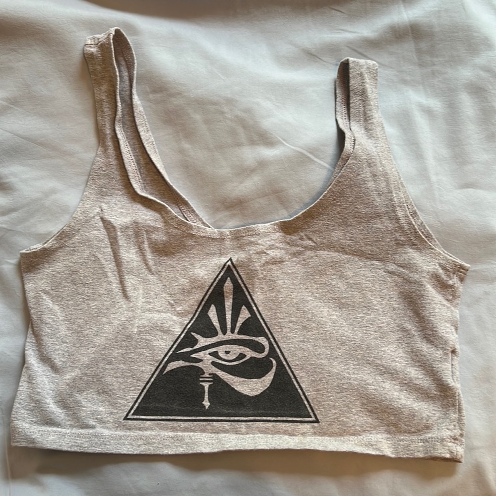 Out From Under Graphic Crop Top